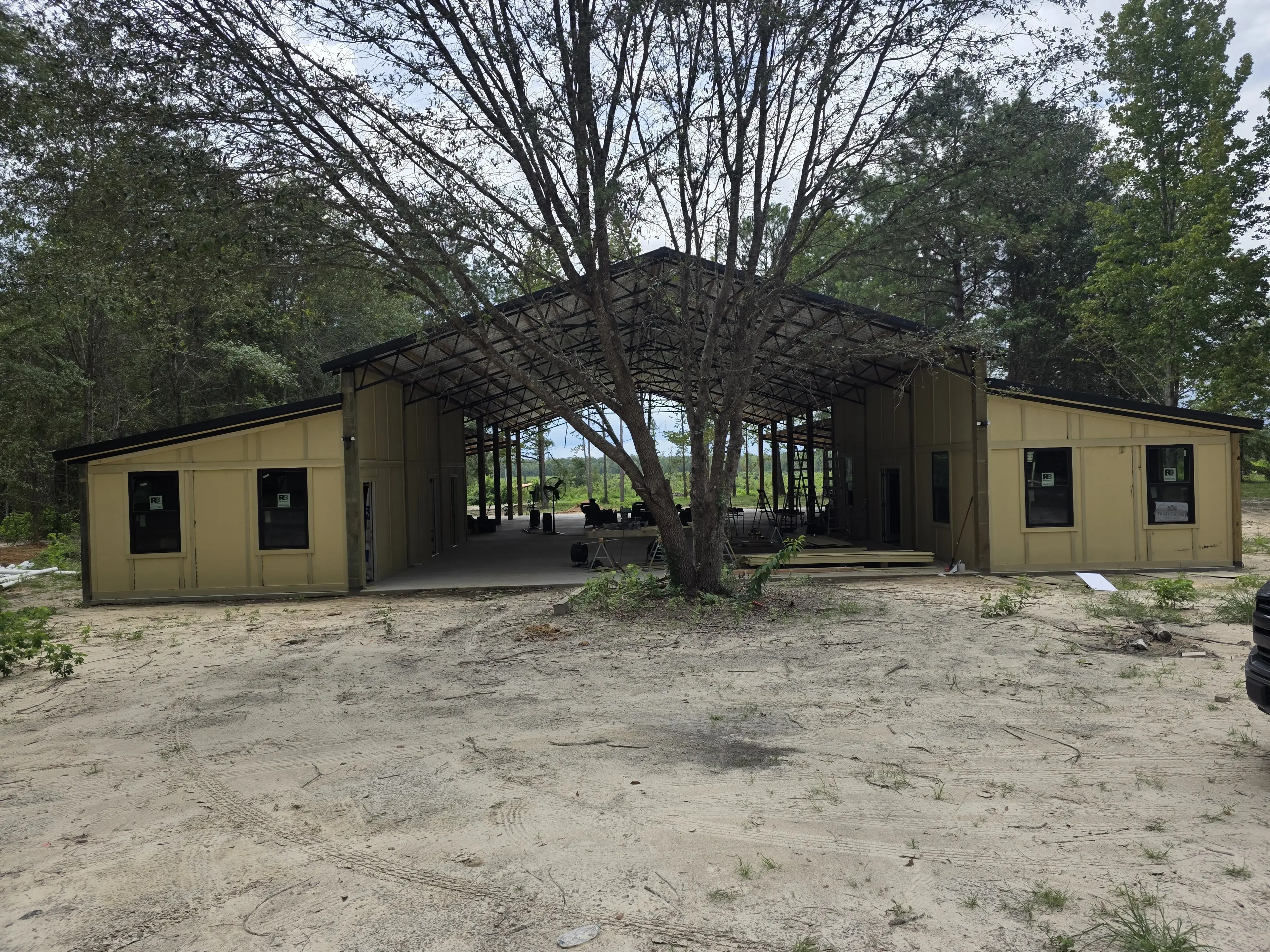 Completed Pavilion exterior