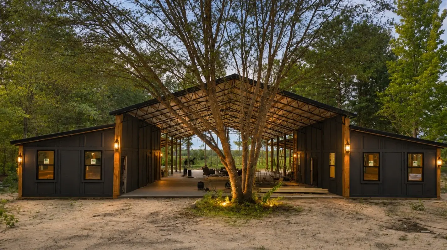 Architectural rendering of the completed Pavilion at Traditions Field Club
