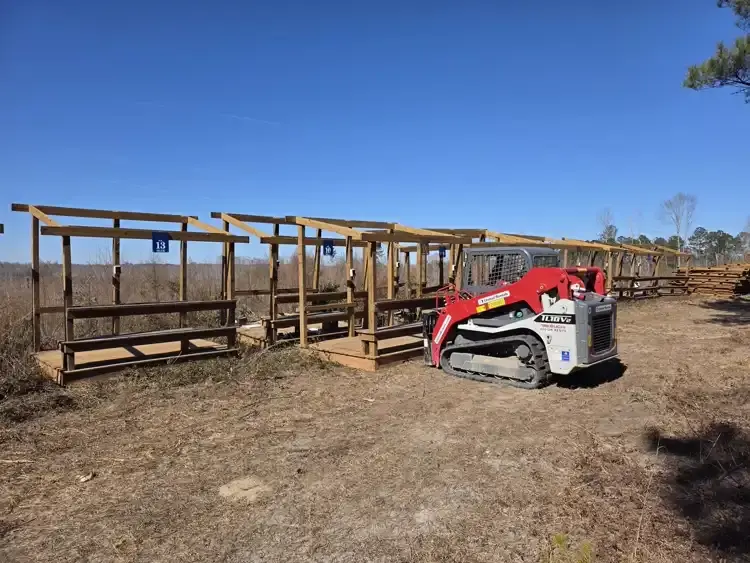 5-Stand shooting stations at Traditions Field Club